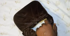 Chocolate Brown Ruffle Bag