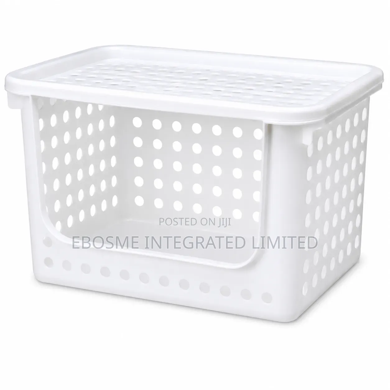Stackable Ventilated Vegetable Storage Basket With Lid 7.5L
