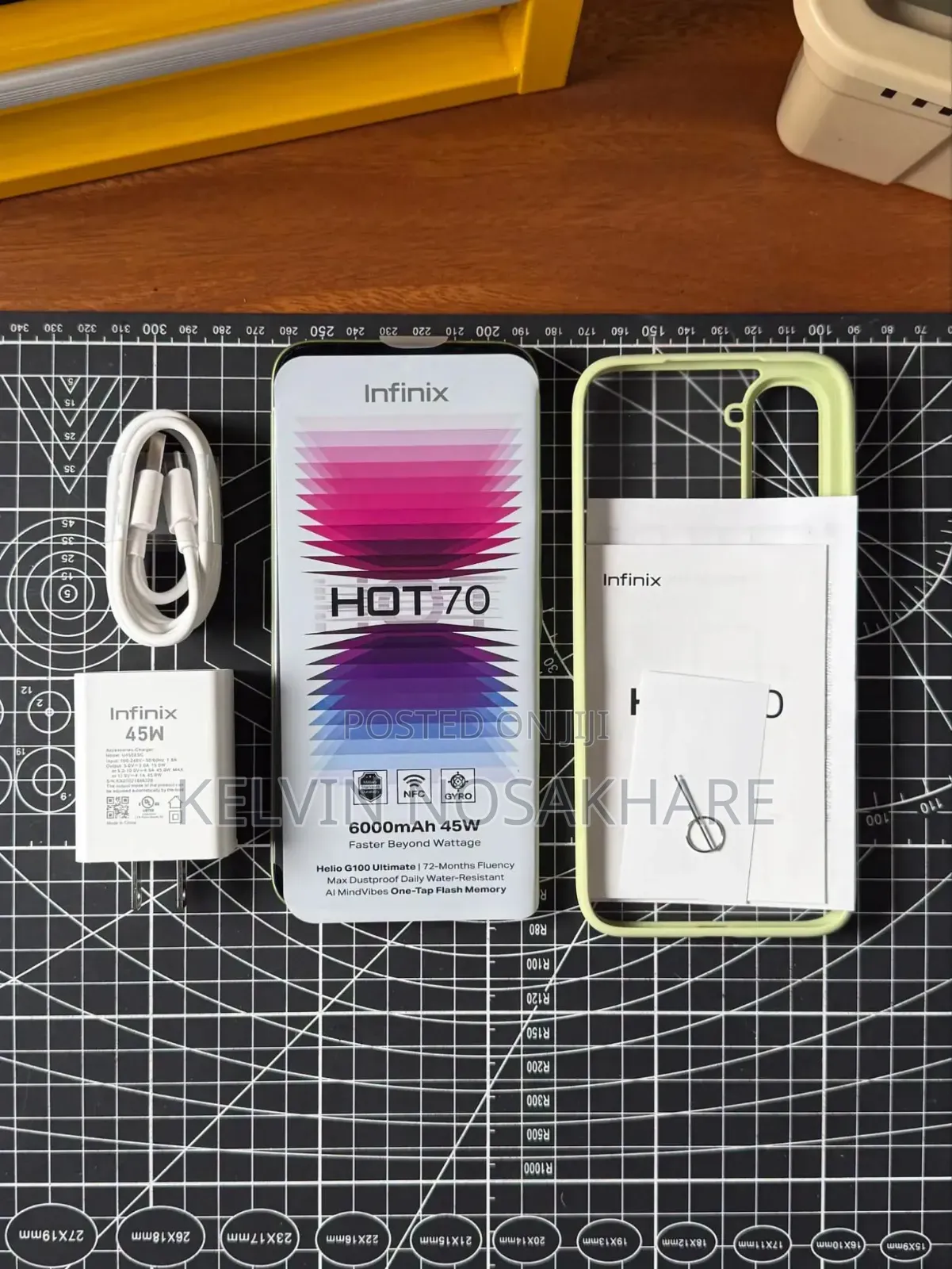 New Infinix Hot 70 128 GB Black