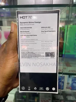 New Infinix Hot 70 128 GB Black