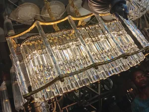 Rectangular Crystal Chandelier