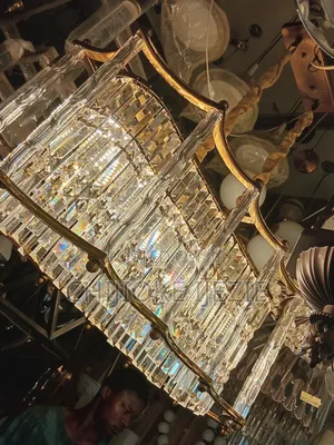 Rectangular Crystal Chandelier
