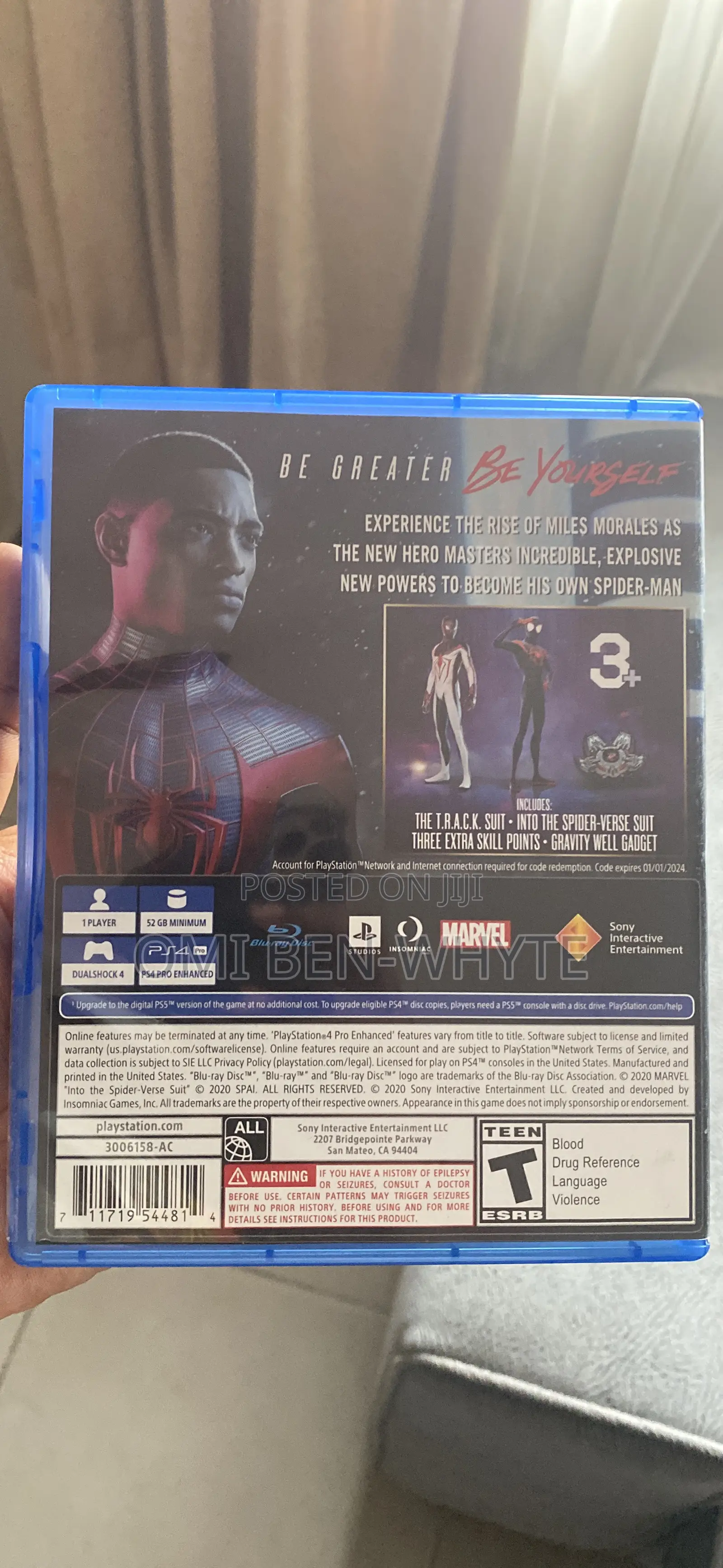 Spider Man:Miles Morales PS4 Launch Edition