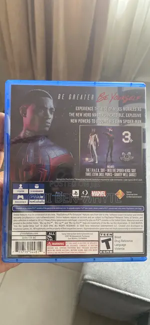 Spider Man:Miles Morales PS4 Launch Edition