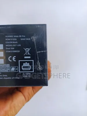 New Huawei Mate 80 Pro 5G 512 GB Black
