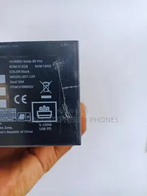 New Huawei Mate 80 Pro 5G 512 GB Black