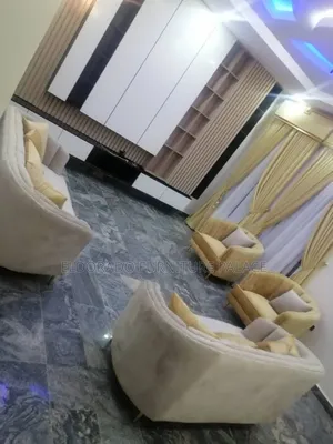Super Stylish Set of Fabric Chairs
