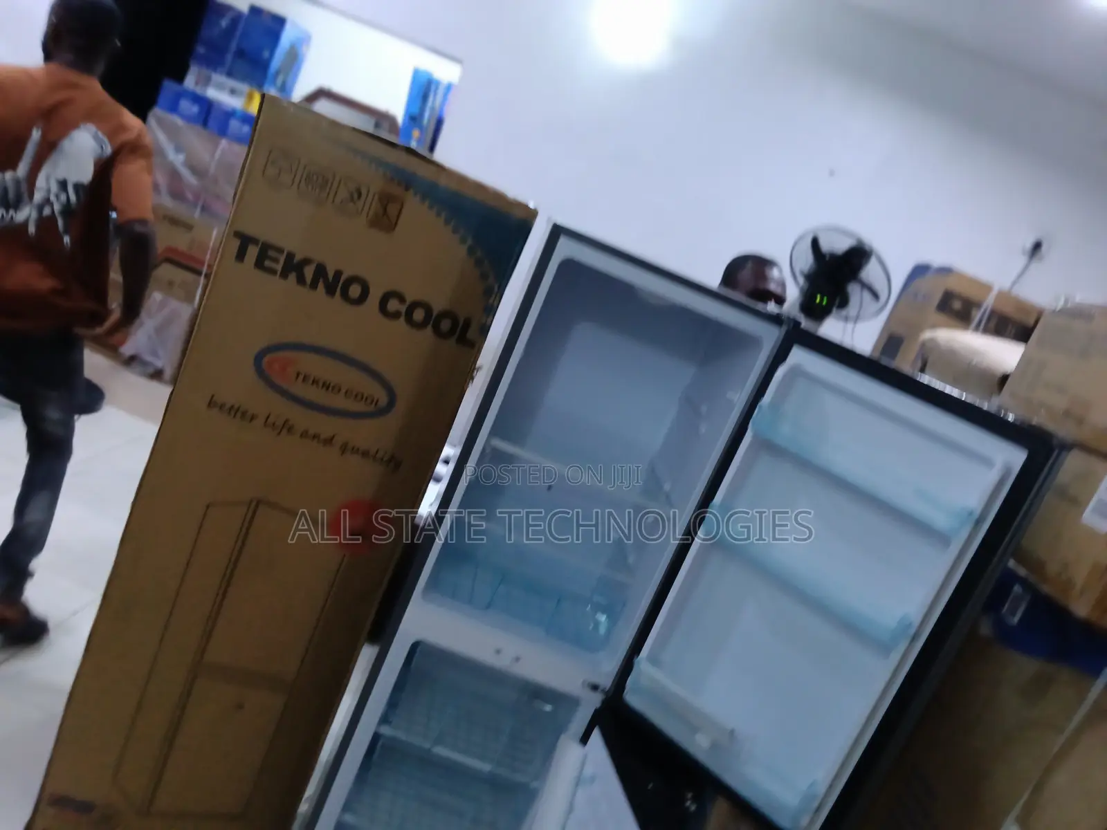 Compact TEKNO COOL 200L Double Door Refrigerator