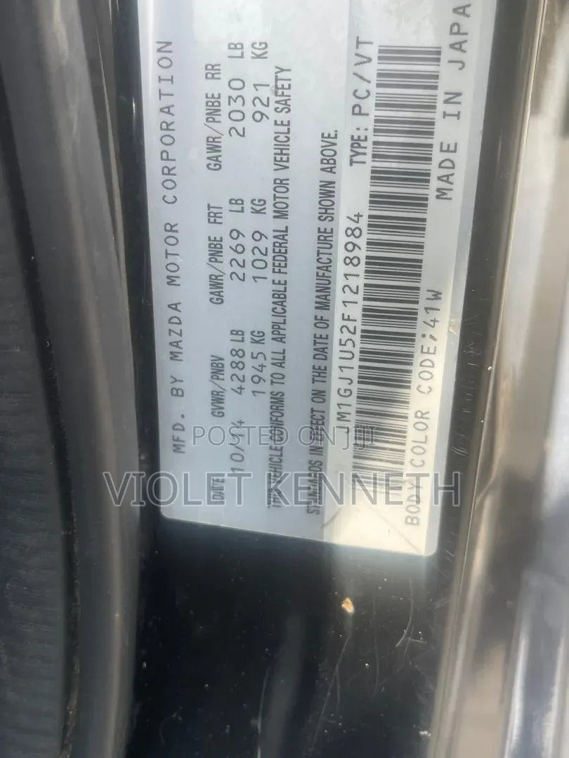 Mazda 6 2014 Black