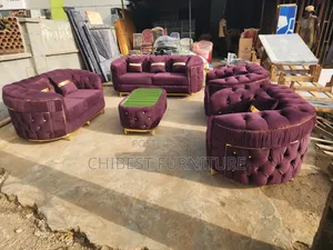 Ulphostery Padded Set of 7 Seaters Sofa Chairs.