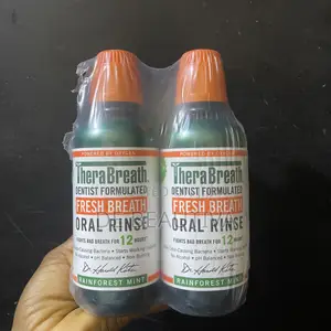 TheraBreath Fresh Breath Oral Rinse – Rainforest Mint