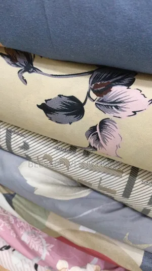 Elegant Flower Bedspread Fabric – Premium Quality Cotton