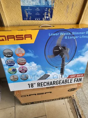 Qasa Rechargeable Fan QRF6918 Lithium 18"