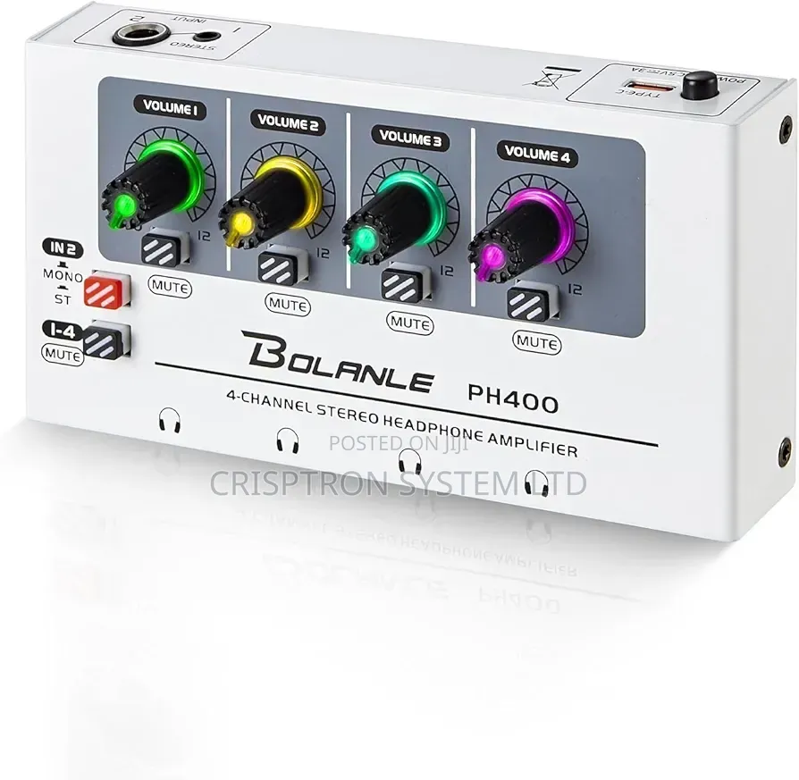 Bolanle PH400 4CH. Headphone Amplifier