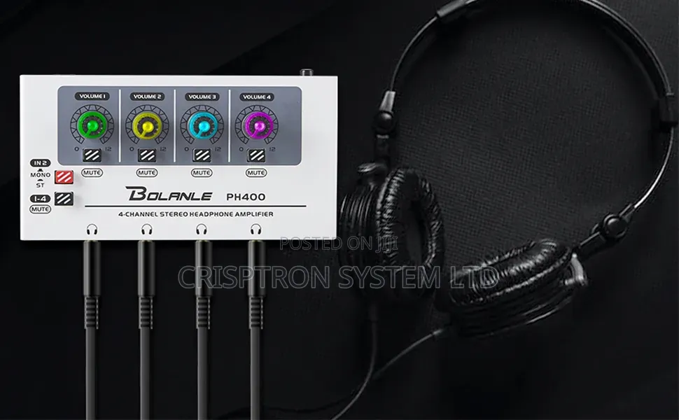 Bolanle PH400 4CH. Headphone Amplifier
