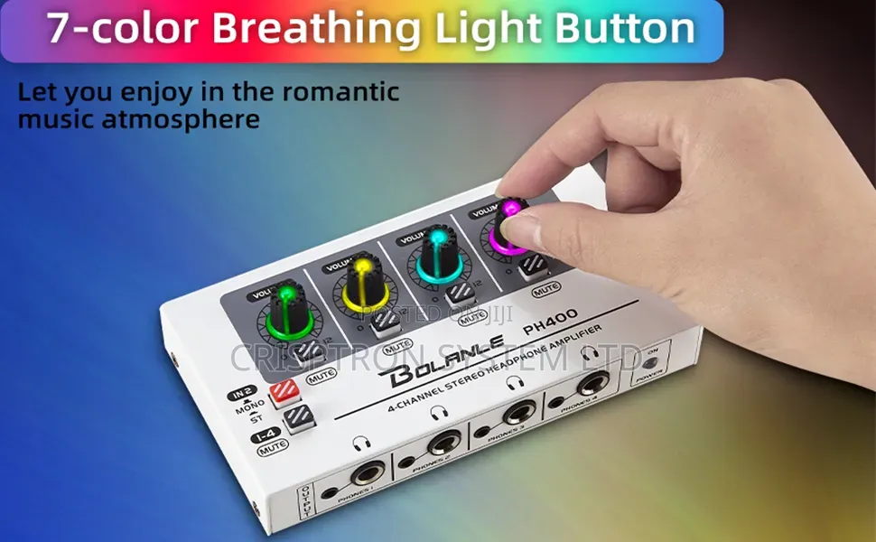 Bolanle PH400 4CH. Headphone Amplifier