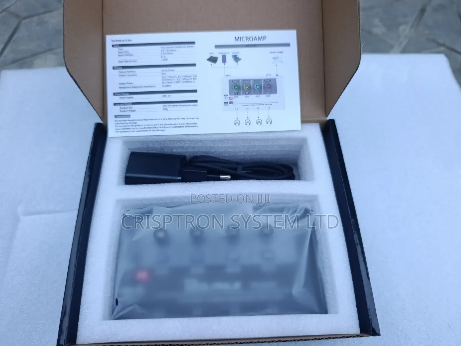 Bolanle PH400 4CH. Headphone Amplifier