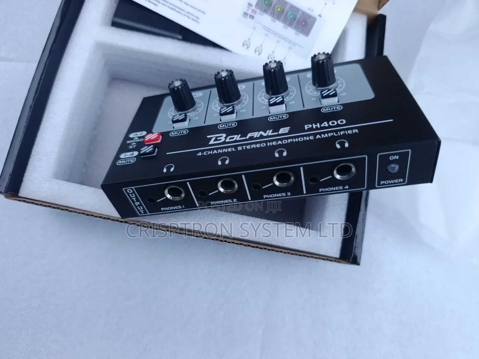 Bolanle PH400 4CH. Headphone Amplifier