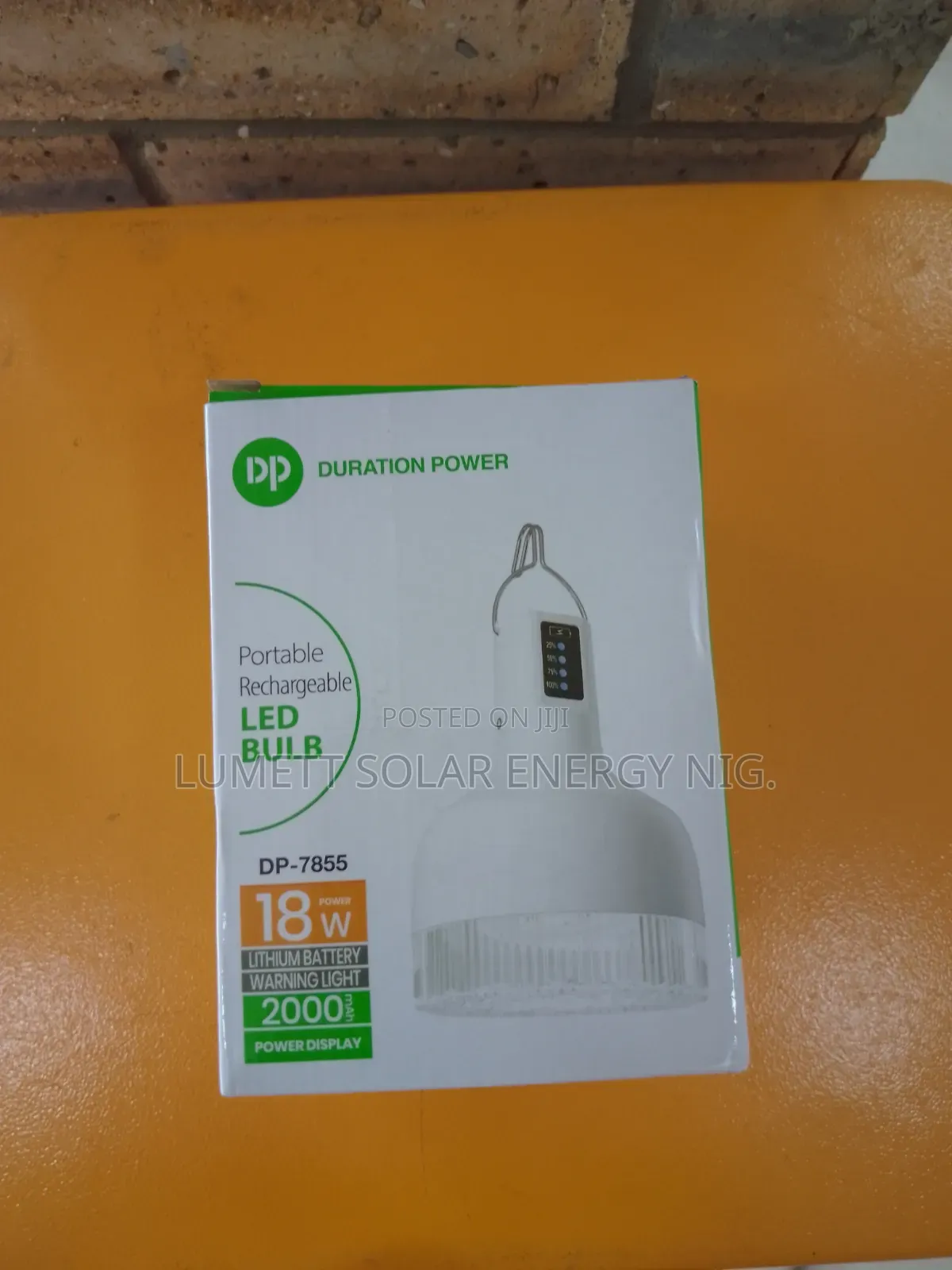 DP 38W LED Solar Emergency Bulb -Dp-7813t