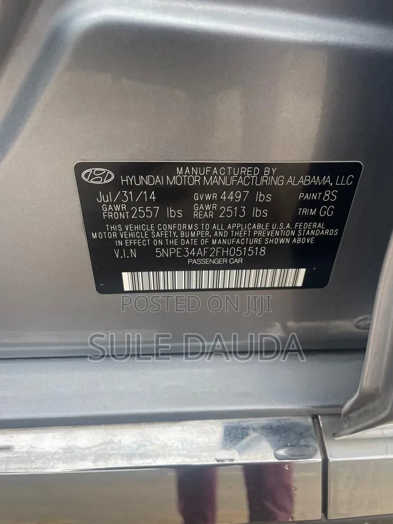 Hyundai Sonata 2014 Silver