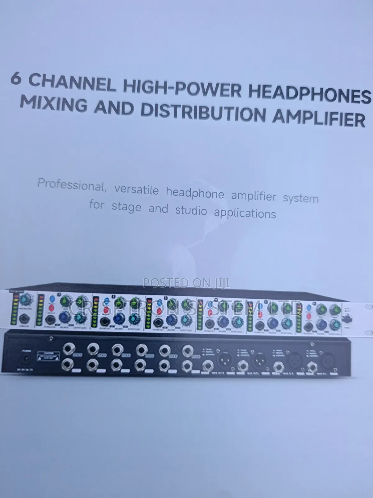 Bolanle PH6000 6CH Headphone Distribution Amplifier