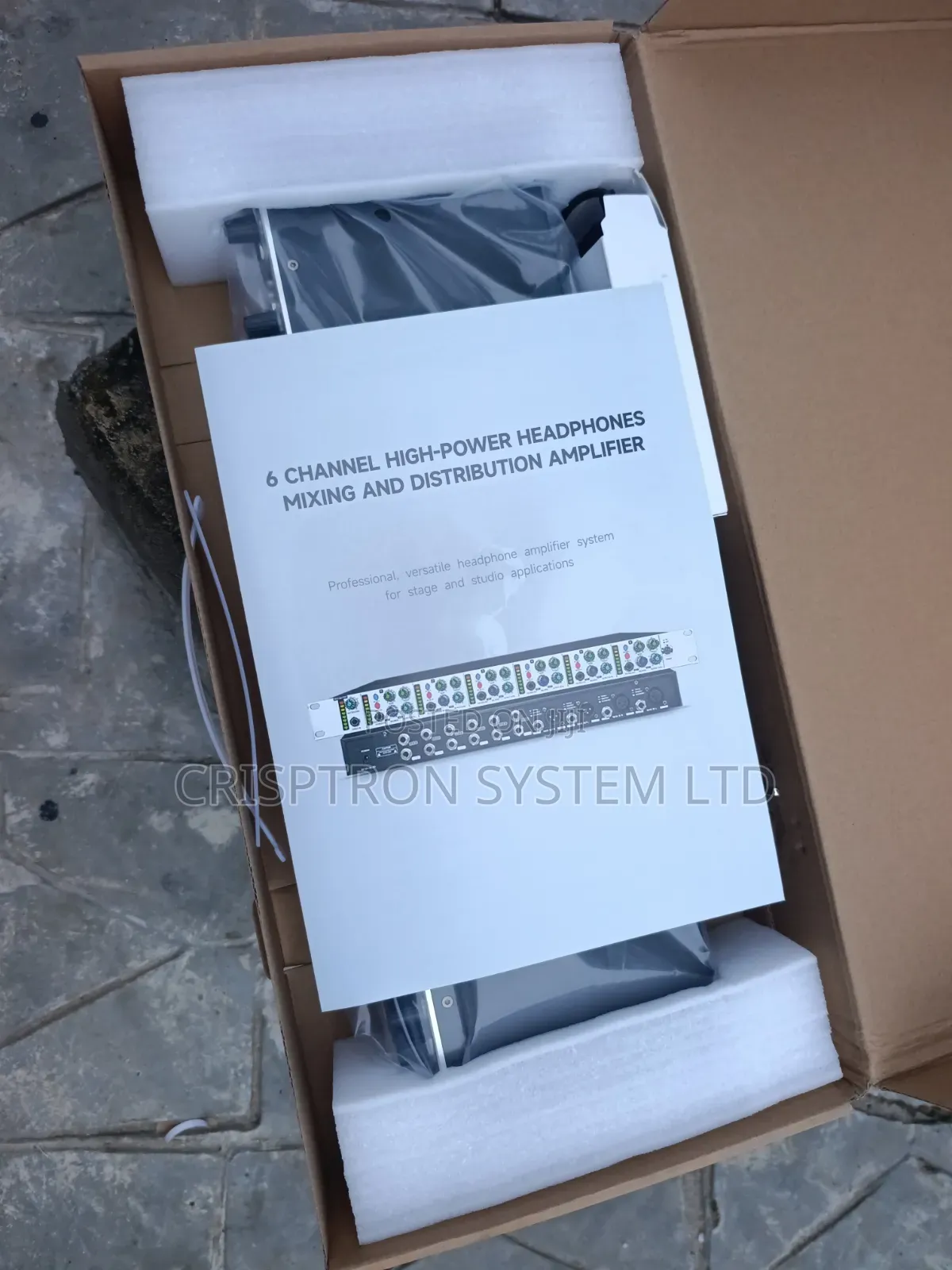 Bolanle PH6000 6CH Headphone Distribution Amplifier