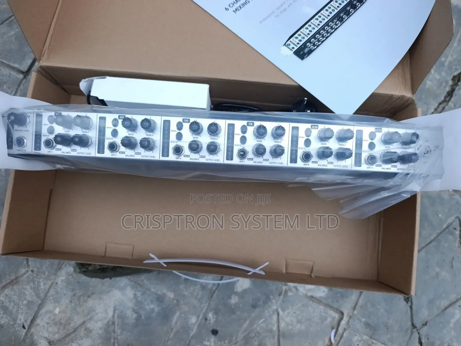 Bolanle PH6000 6CH Headphone Distribution Amplifier