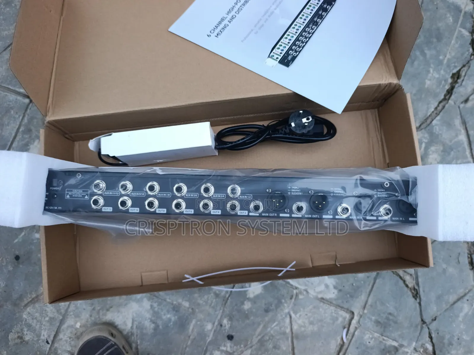 Bolanle PH6000 6CH Headphone Distribution Amplifier