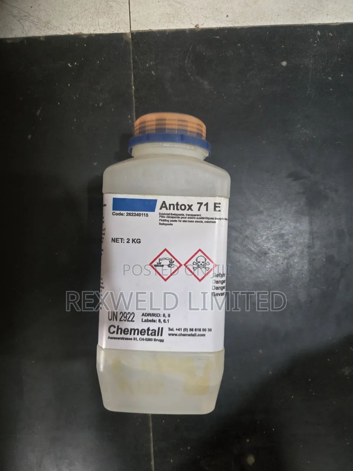 Antox 71E Pickling / Passivation Paste