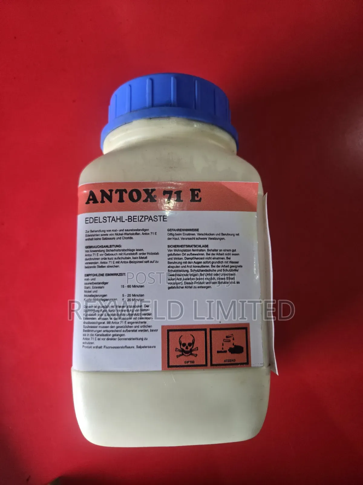Antox 71E Pickling / Passivation Paste