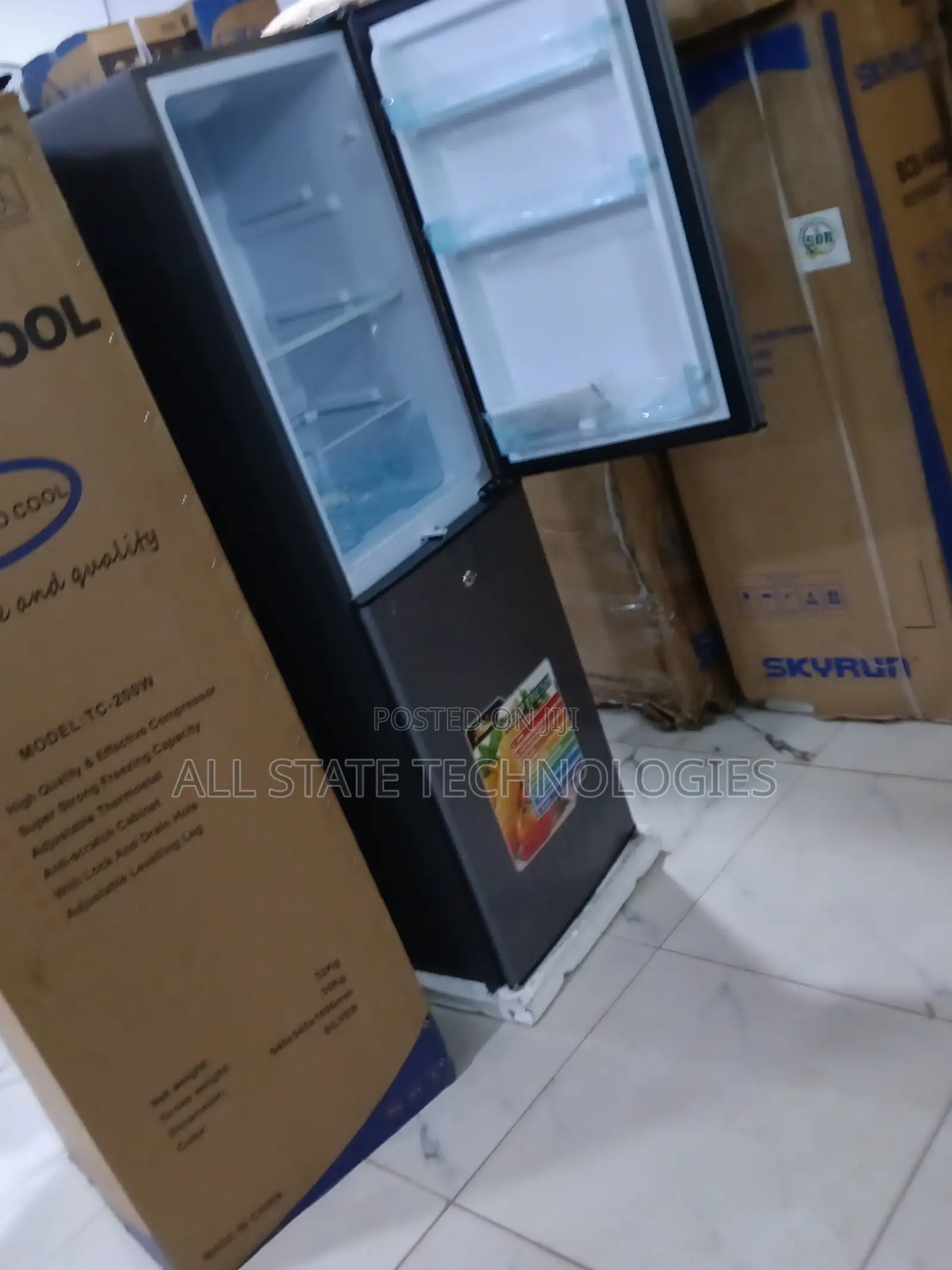 TEKNO COOL TC-200W Refrigerator With Spacious Interior