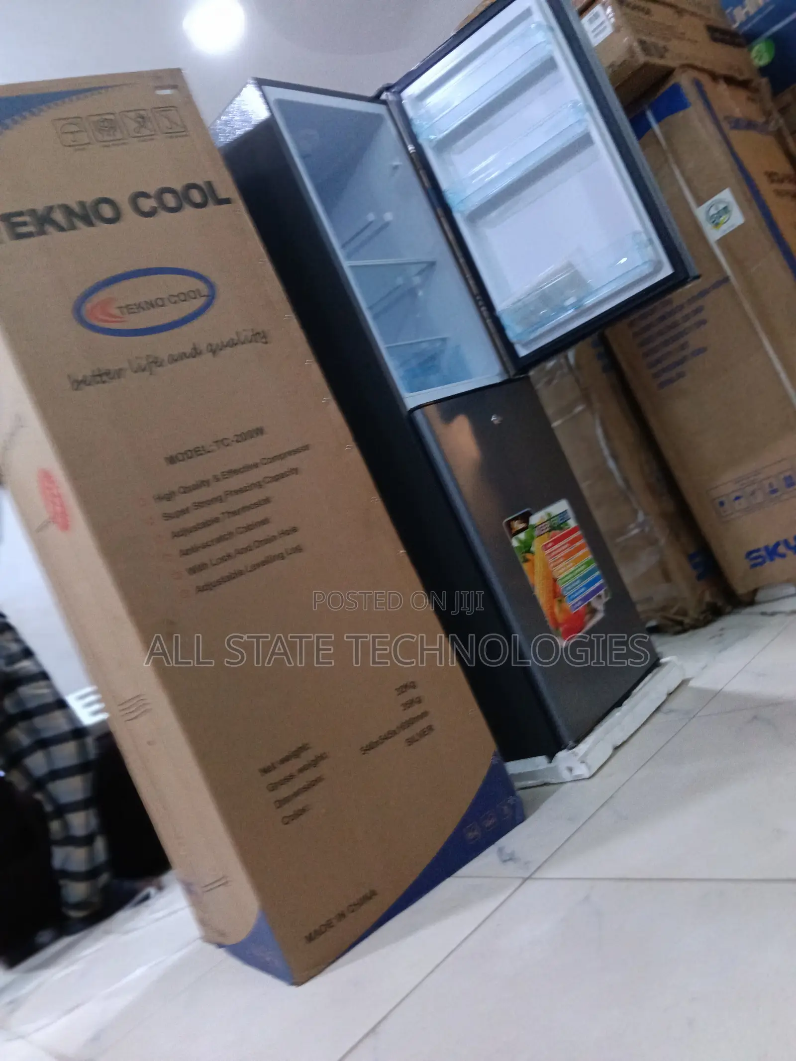 TEKNO COOL TC-200W Refrigerator With Spacious Interior