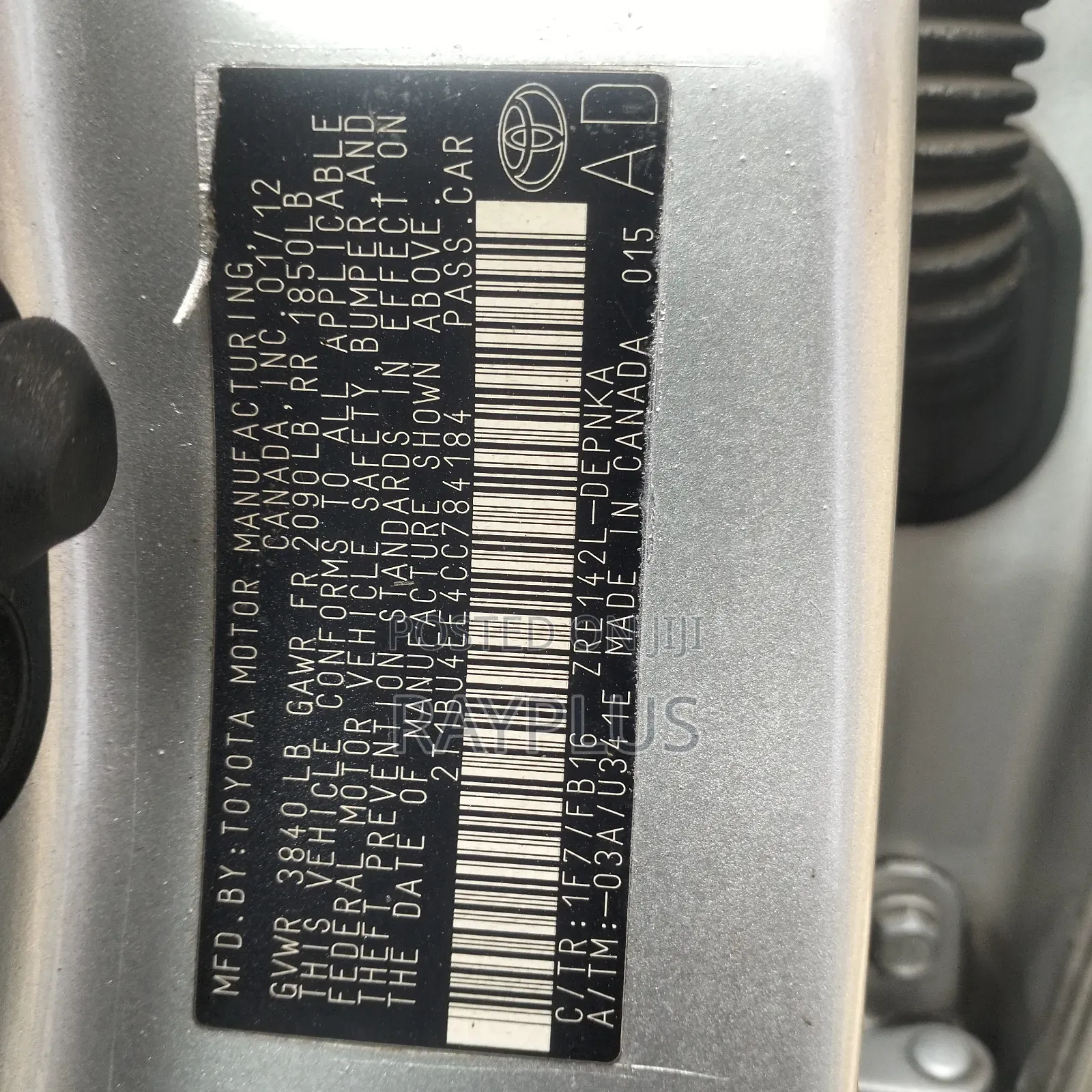 Toyota Corolla 2012 Silver