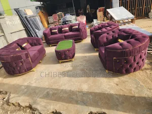 Neatly Padded Set of Sofa Chairs.