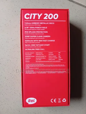 New Itel City 200 128 GB Silver
