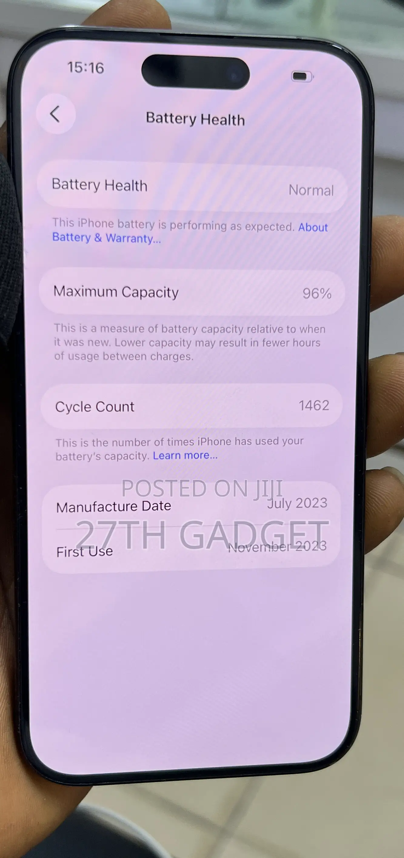 Apple iPhone 15 Pro 128 GB Black
