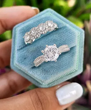 2pcs/Set Diamond Rings