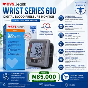 CVS Health Wrist Series 600 Blood Pressure Heartbeat Monitor