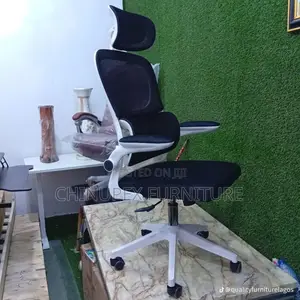 White and Black Premium Ergonomic Office Chair