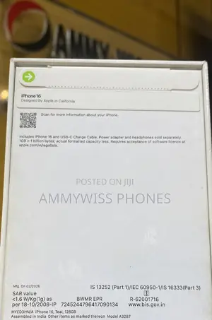 New Apple iPhone 16 128 GB Green