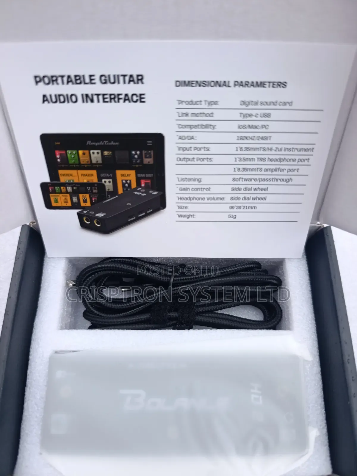 Bolanle Hd2 Irig Audio Interface