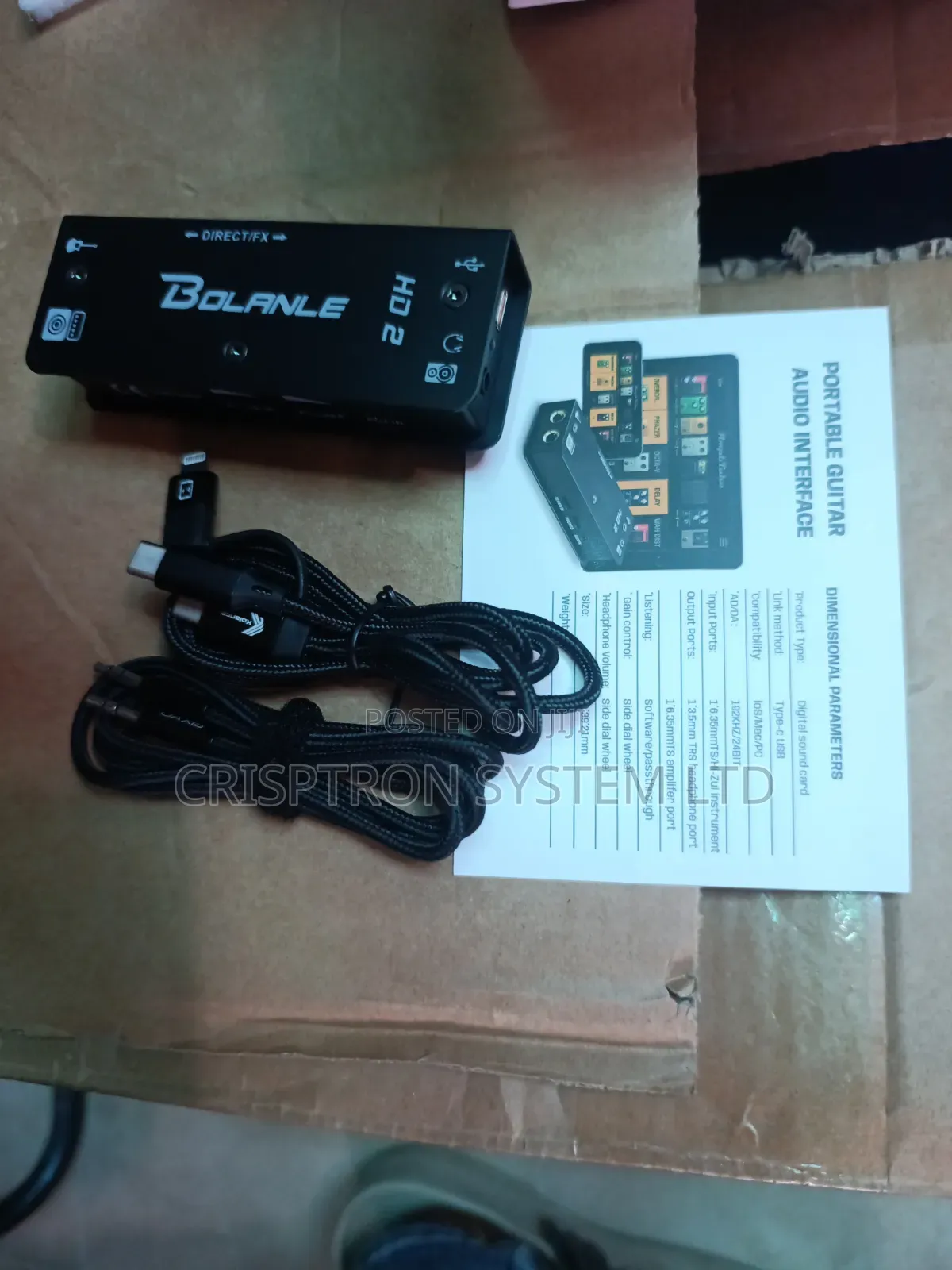 Bolanle Hd2 Irig Audio Interface
