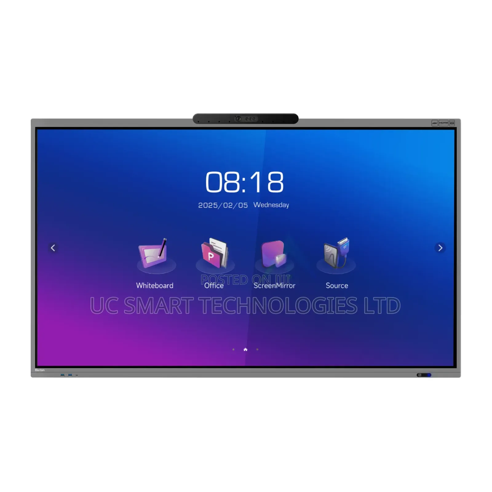 Horion 65" Interactive Flat Panel 128gb Rom 8gb Ram Android 13
