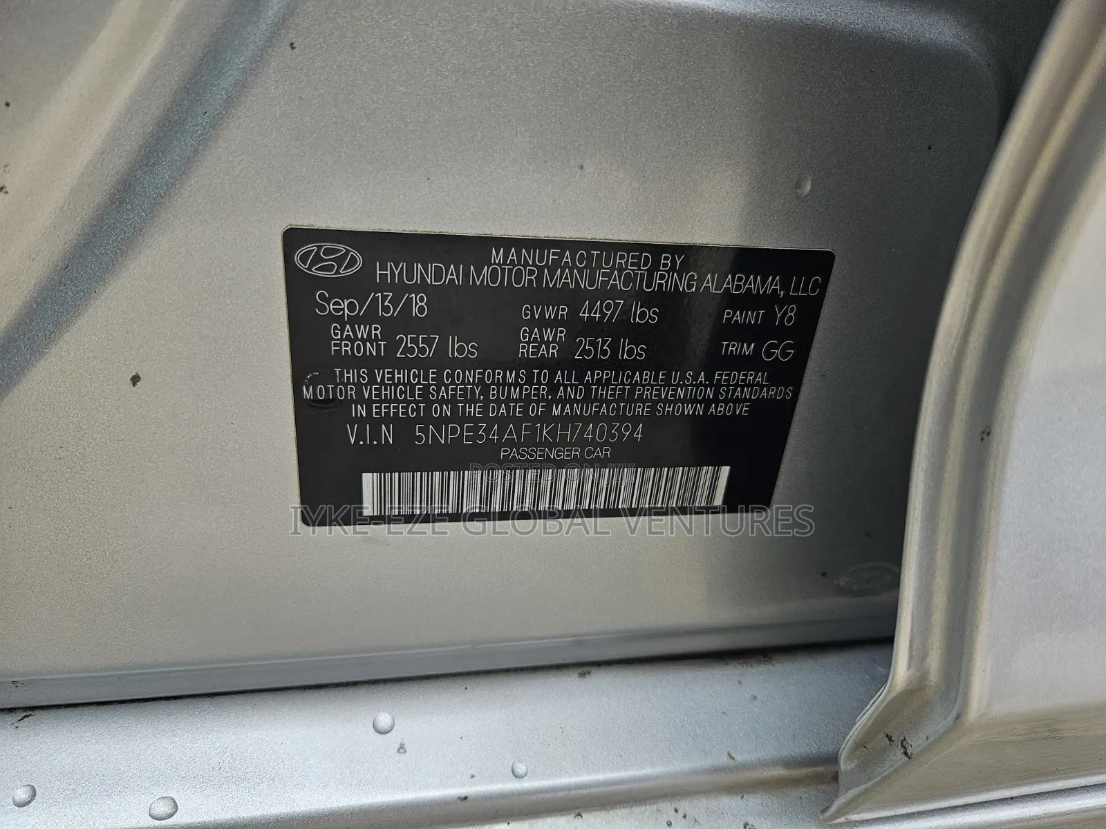 Hyundai Sonata Limited 2019 Silver