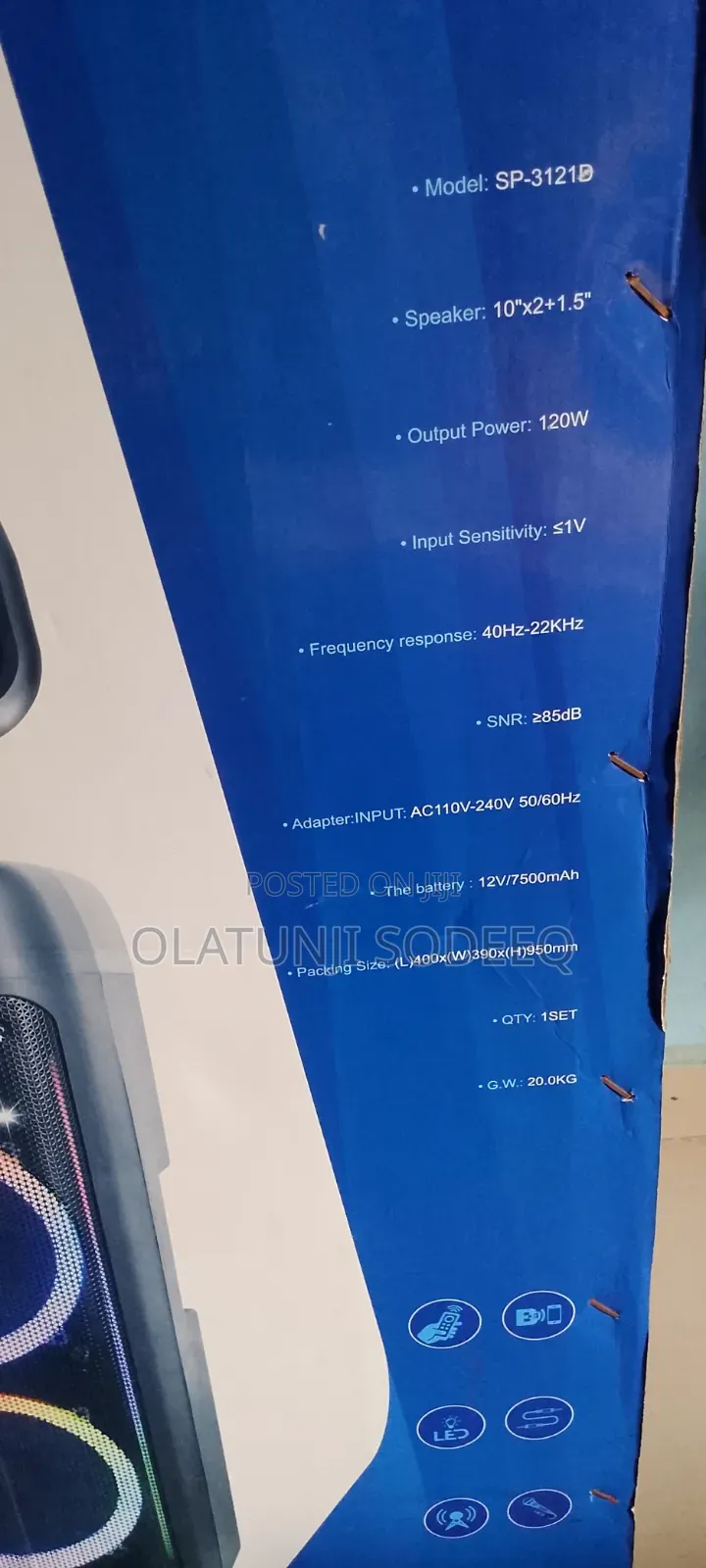Ailopin Rechargeable Speaker