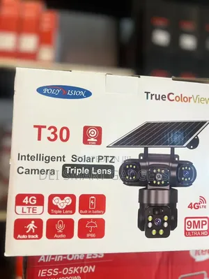 Triple Lens 4G Solar PTZ Camera