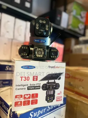 Triple Lens 4G Solar PTZ Camera