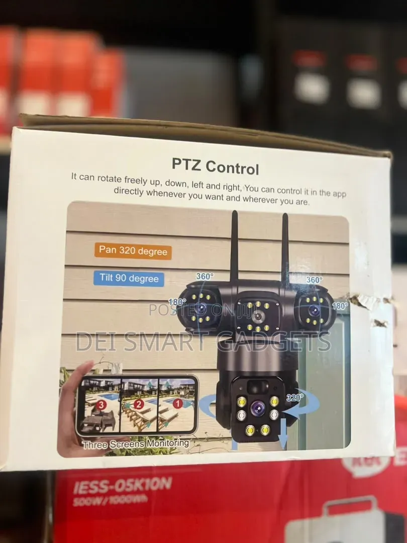 Triple Lens 4G Solar PTZ Camera