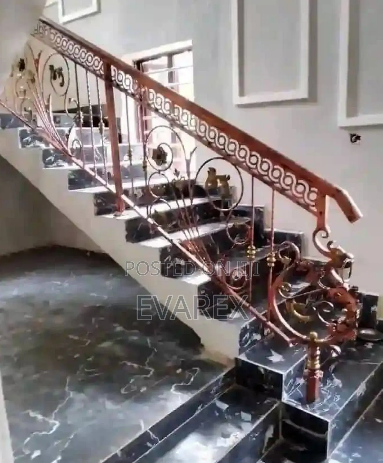Exotic Wrought Iron Hand Rails. Handrail
