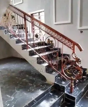 Exotic Wrought Iron Hand Rails. Handrail